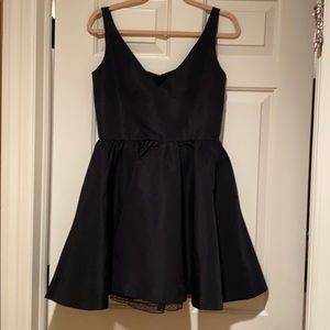 Black cocktail dress
